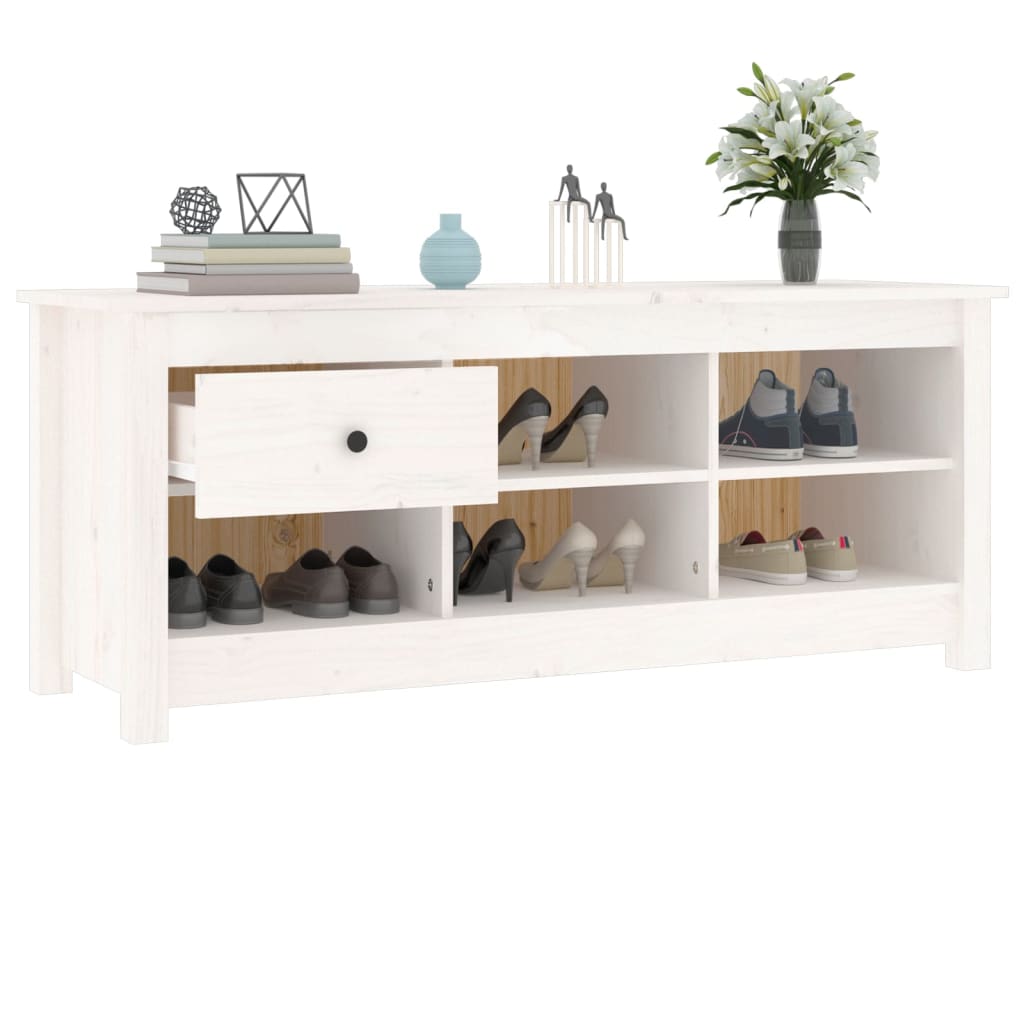 Dulap Pentru Pantofi, , 110X38X45,5 Cm, Lemn Masiv Pin