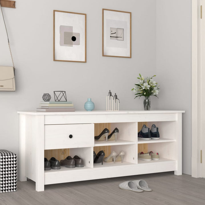 Dulap Pentru Pantofi, , 110X38X45,5 Cm, Lemn Masiv Pin