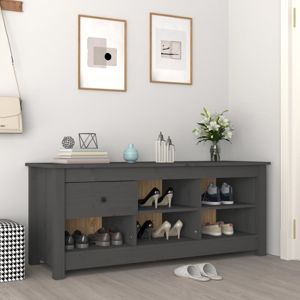 Dulap Pentru Pantofi, , 110X38X45,5 Cm, Lemn Masiv Pin
