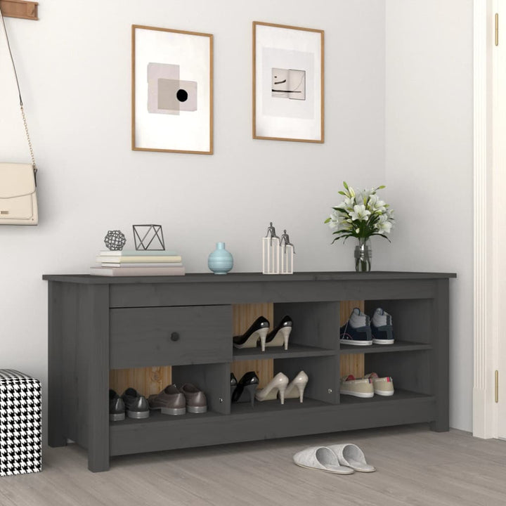 Dulap Pentru Pantofi, , 110X38X45,5 Cm, Lemn Masiv Pin