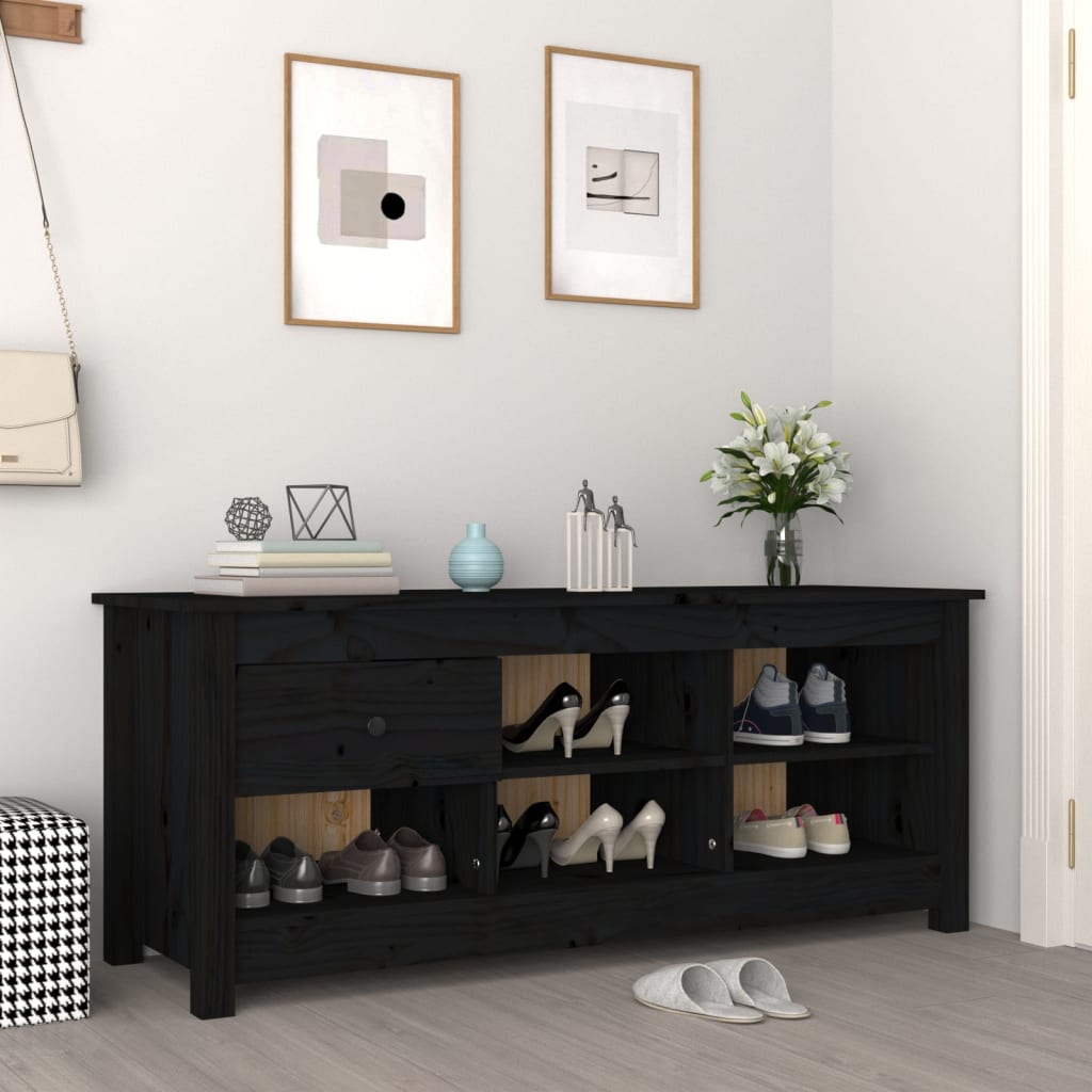 Dulap Pentru Pantofi, , 110X38X45,5 Cm, Lemn Masiv Pin