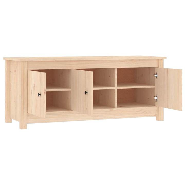 Dulap Pentru Pantofi, 110X38X45,5 Cm, Lemn Masiv De Pin