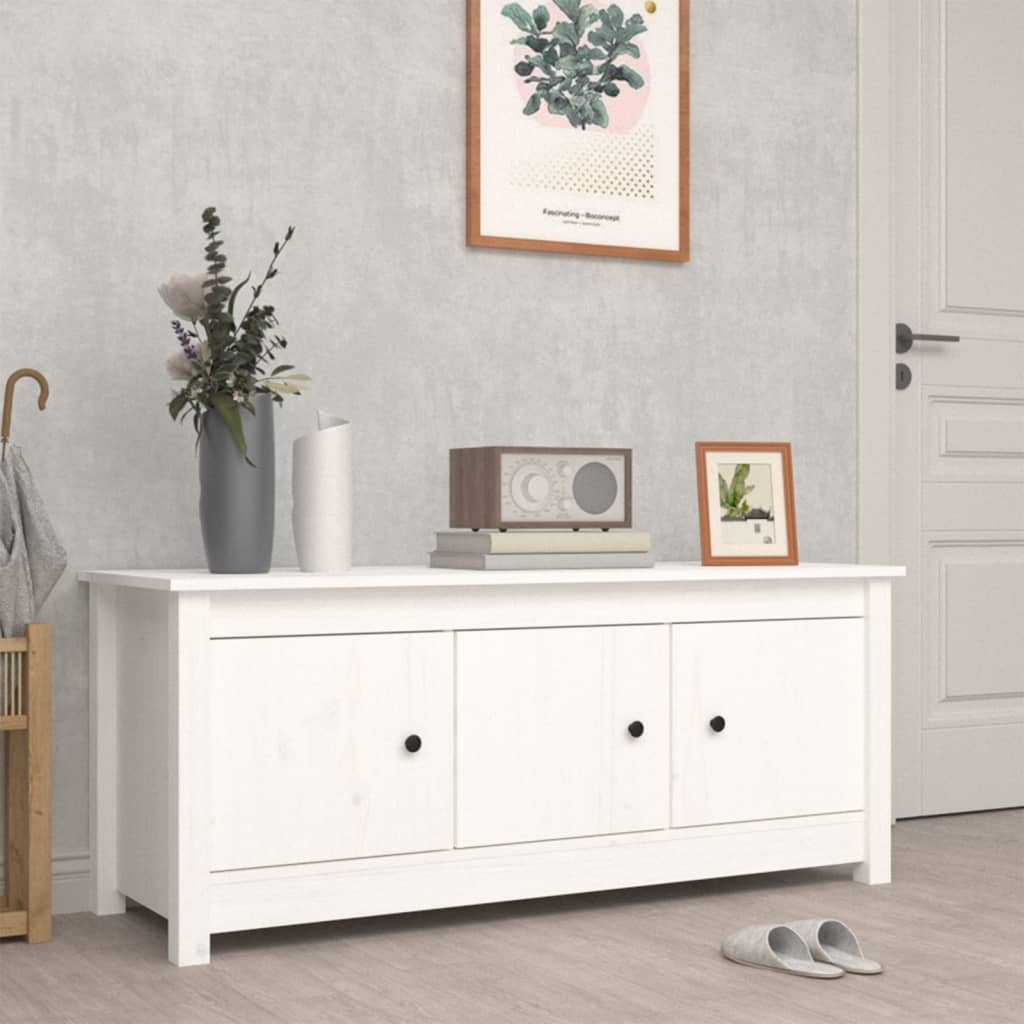 Dulap Pentru Pantofi, 110X38X45,5 Cm, Lemn Masiv De Pin