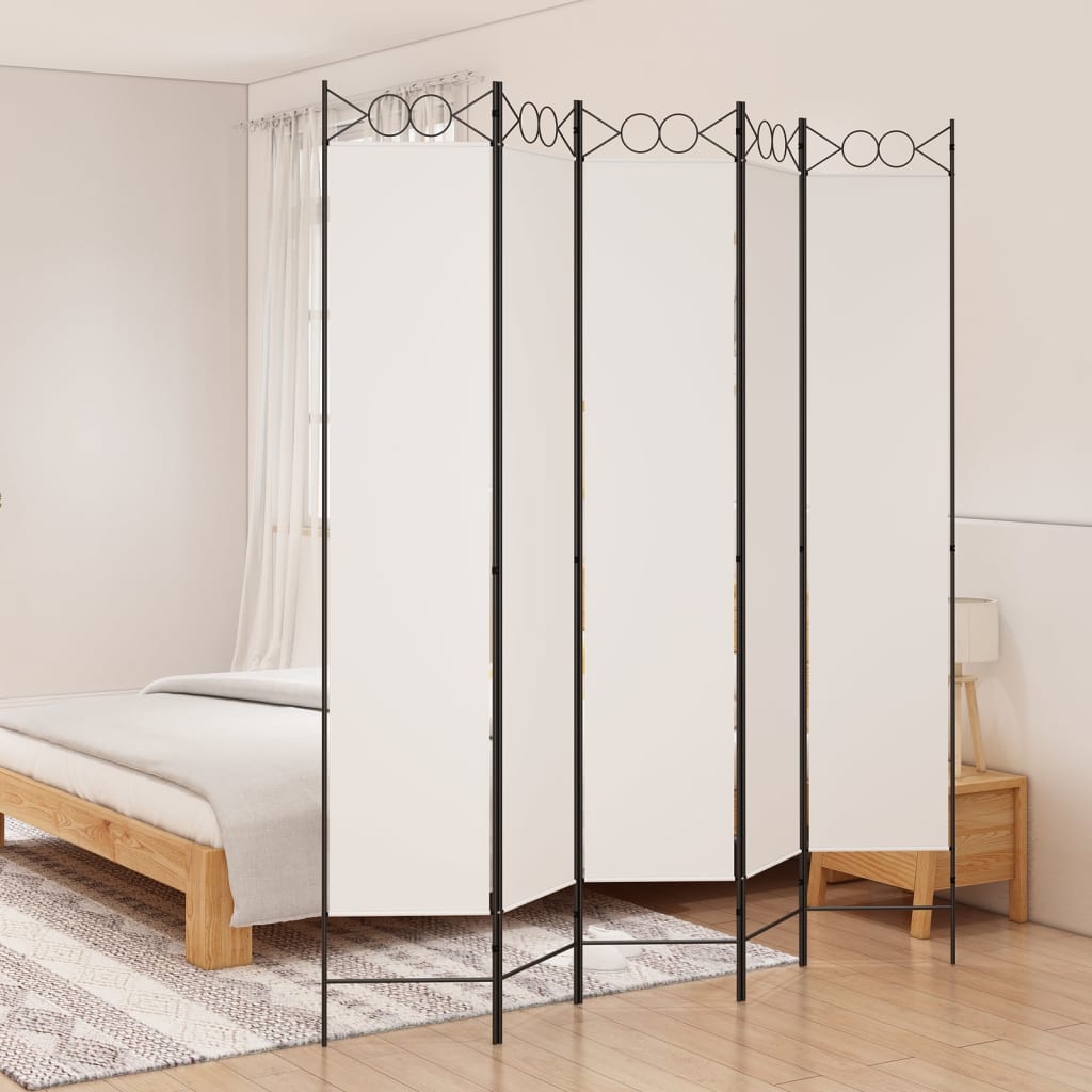 Paravan De Cameră Cu 4 Panouri, , , Textil