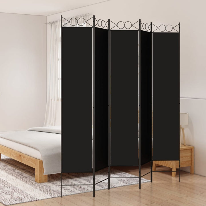 Paravan De Cameră Cu 4 Panouri, , , Textil