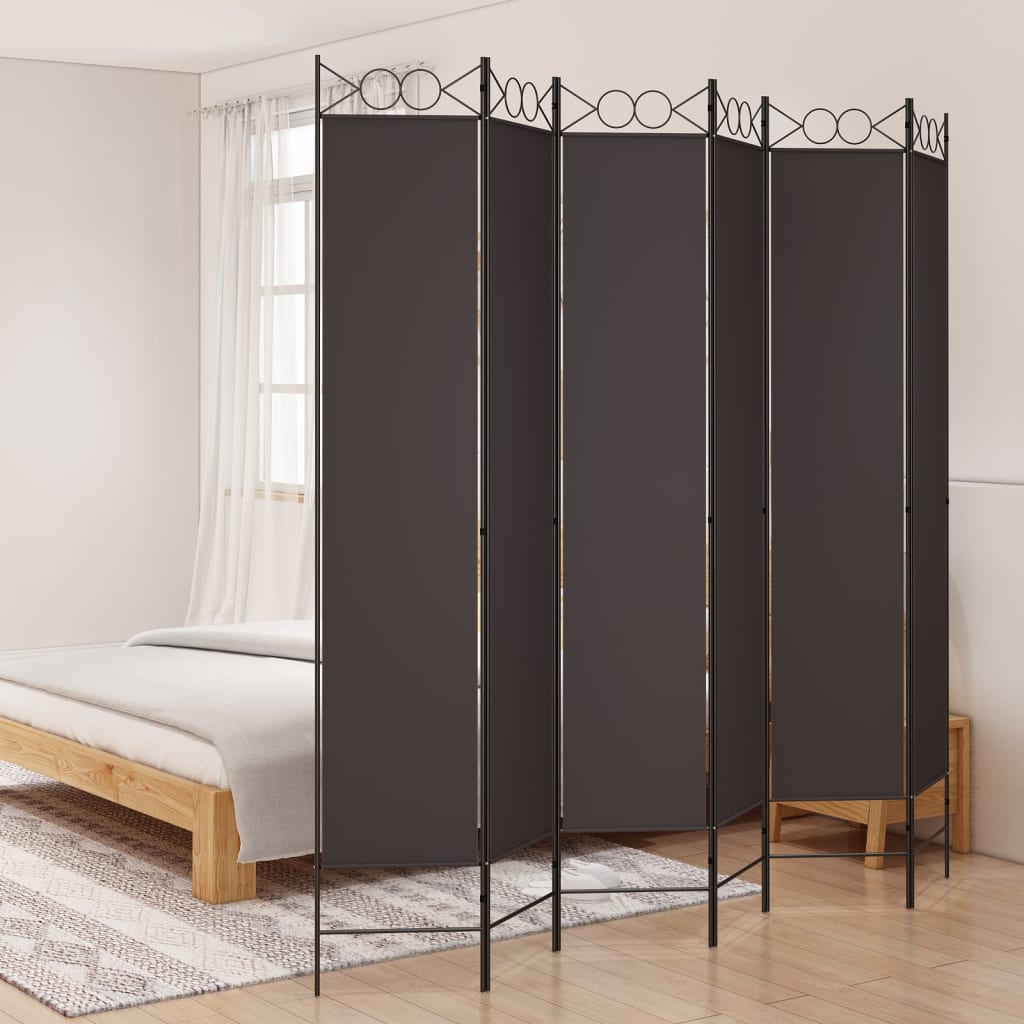 Paravan De Cameră Cu 4 Panouri, , , Textil