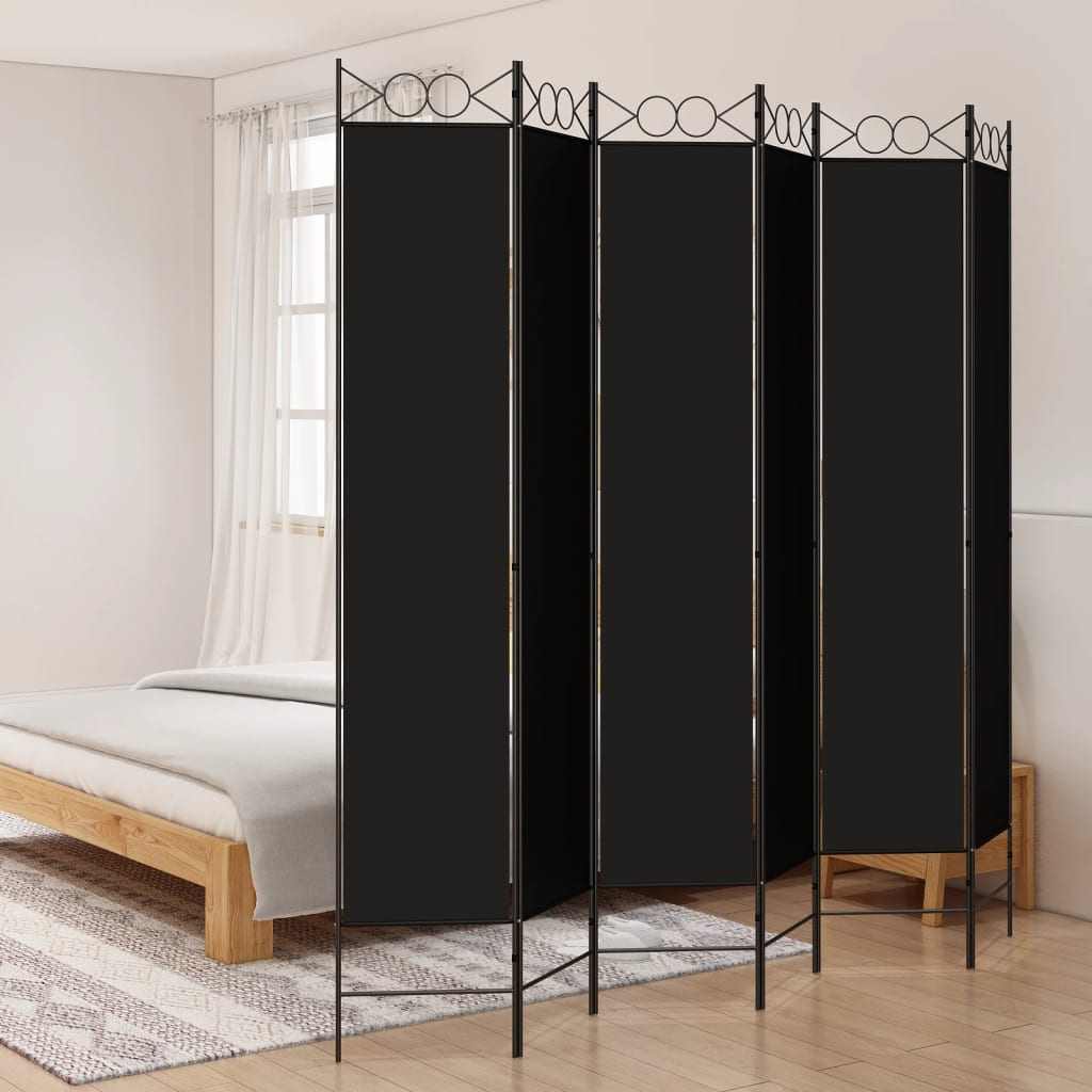 Paravan De Cameră Cu 4 Panouri, , , Textil
