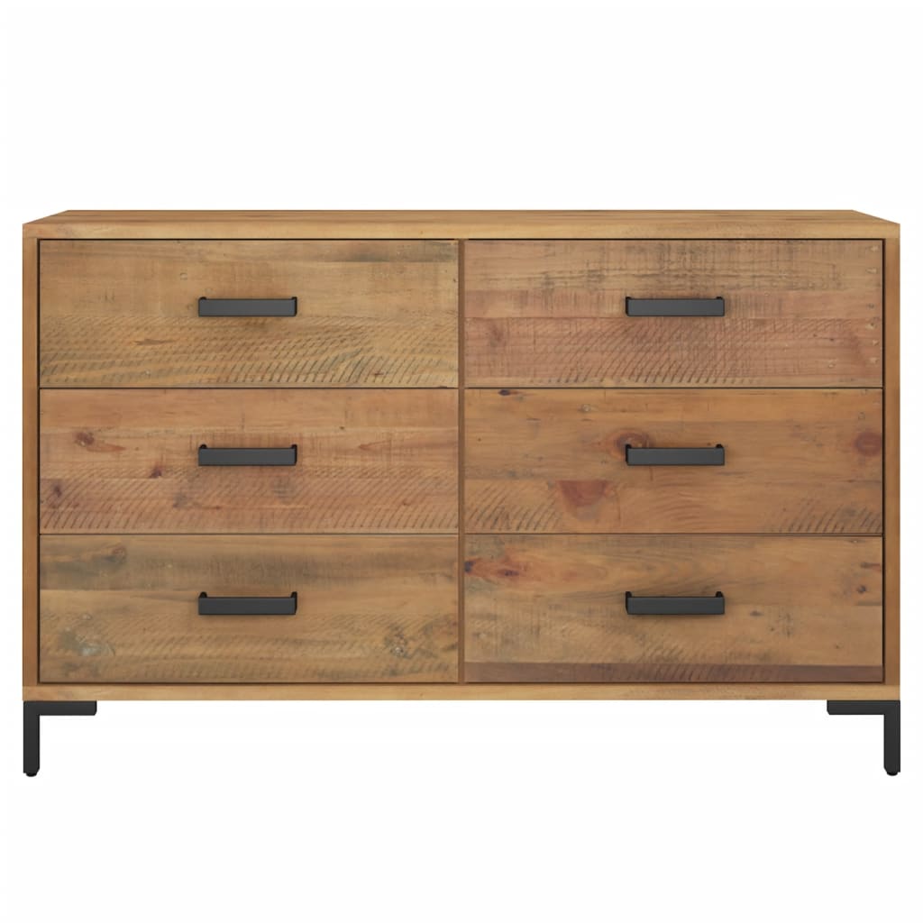 Servantă, , 110X35X70 Cm, Lemn Masiv De Pin Reciclat