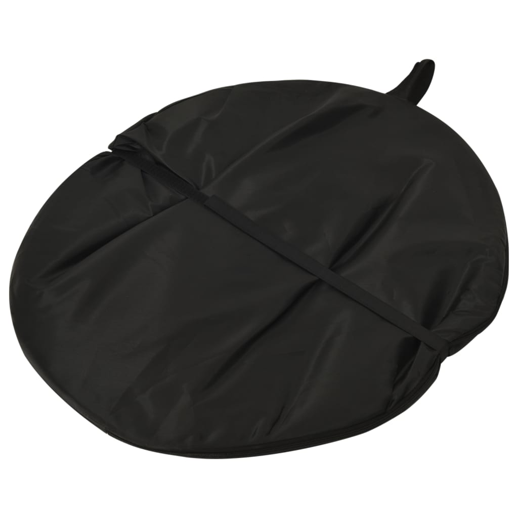 Ecran Fundal Studio Foto 2-În-1 Verde&Albastru 200X150 Cm Oval