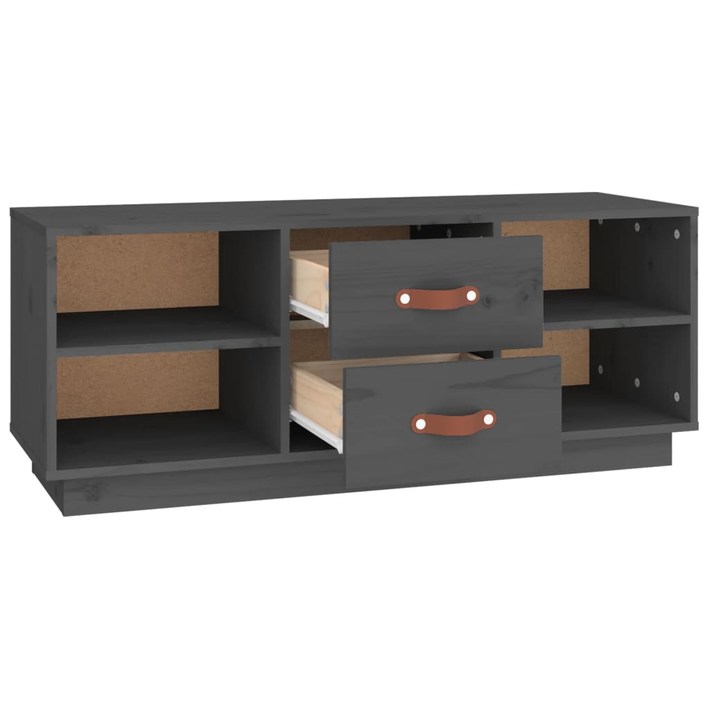 Comodă Tv, , 100X34X40 Cm, Lemn Masiv De Pin