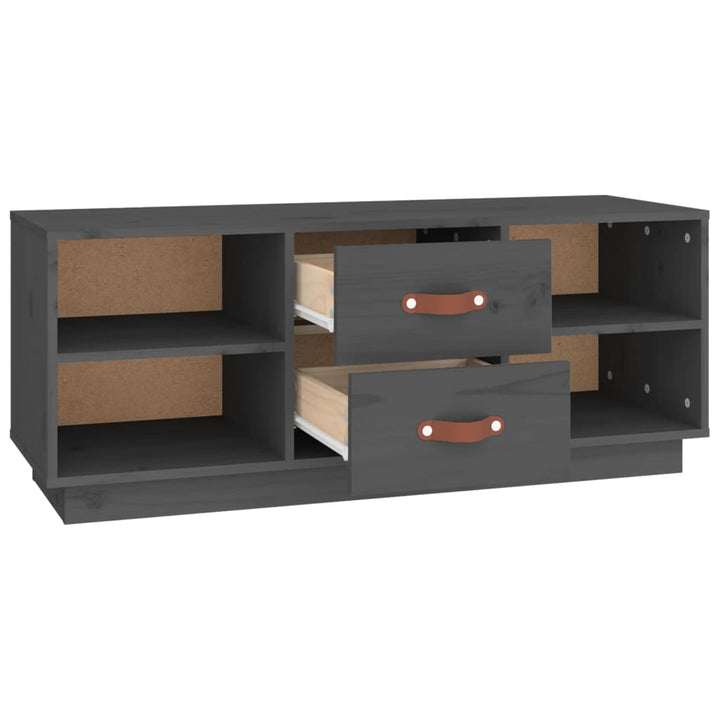 Comodă Tv, , 100X34X40 Cm, Lemn Masiv De Pin