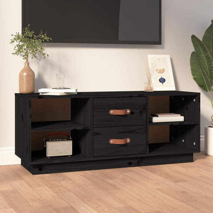 Comodă Tv, , 100X34X40 Cm, Lemn Masiv De Pin