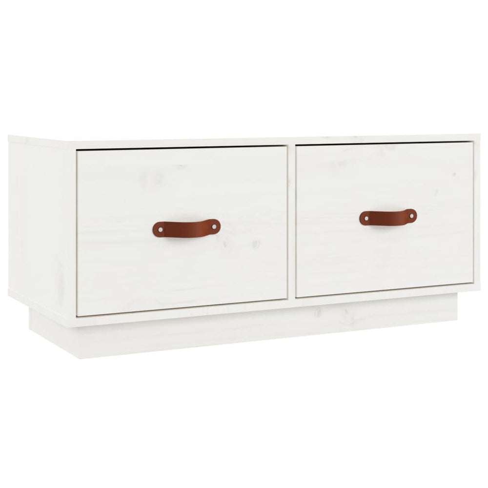 Comodă Tv, , 80X34X35 Cm, Lemn Masiv De Pin