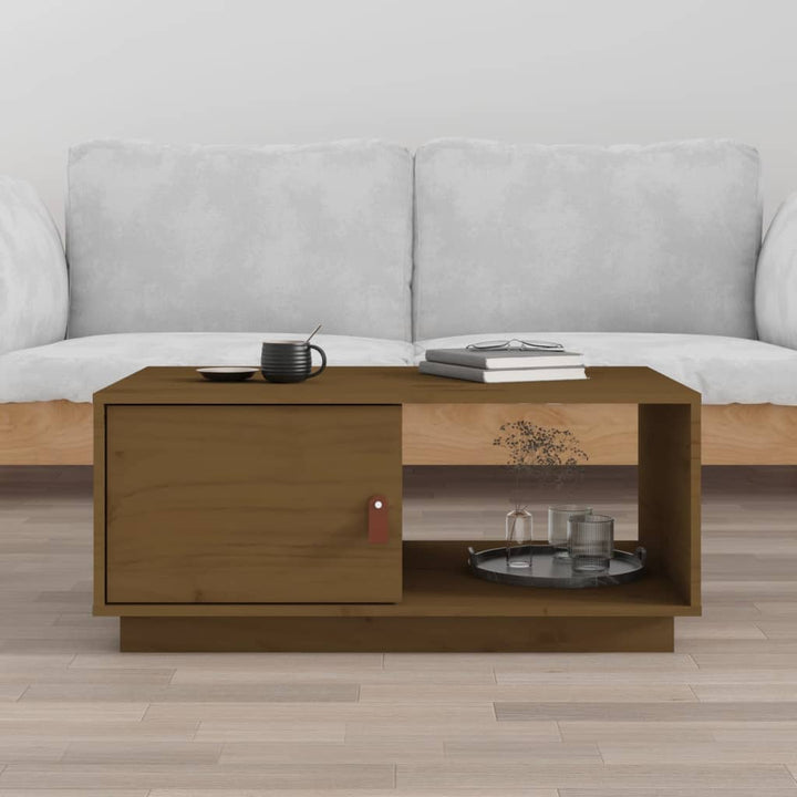 Măsuță De Cafea, , 80X50X35 Cm, Lemn Masiv De Pin