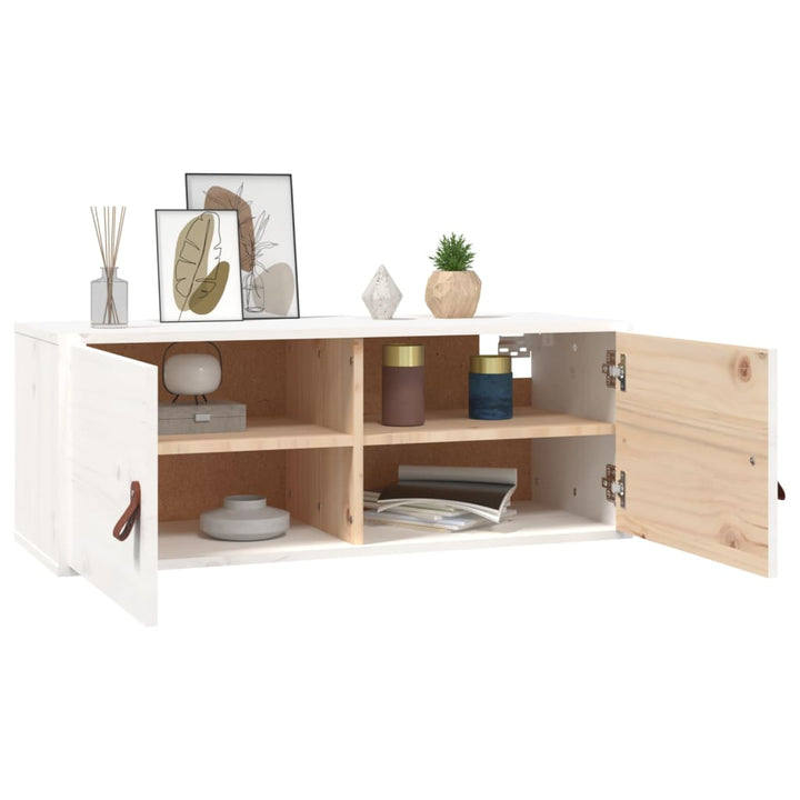 Dulap De Perete, , 80X30X30 Cm, Lemn Masiv De Pin