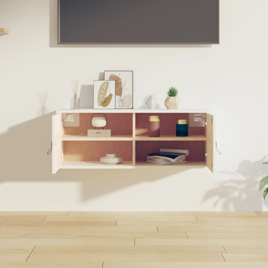 Dulap De Perete, , 80X30X30 Cm, Lemn Masiv De Pin