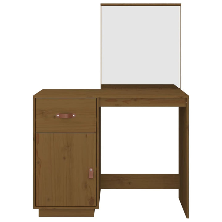 Măsuță De Toaletă, , 95X50X134 Cm, Lemn Masiv De Pin