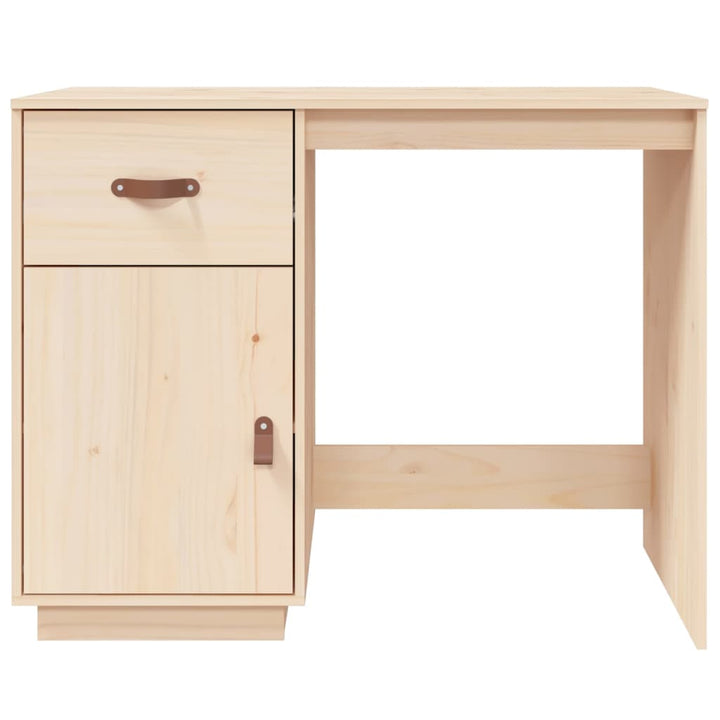 Birou, 95X50X75 Cm, Lemn Masiv De Pin