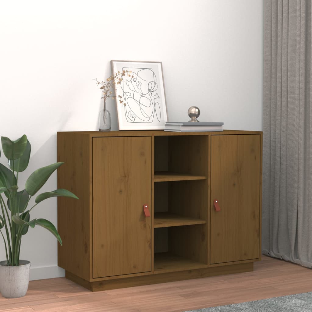Dulap, , 100X40X75 Cm, Lemn Masiv De Pin