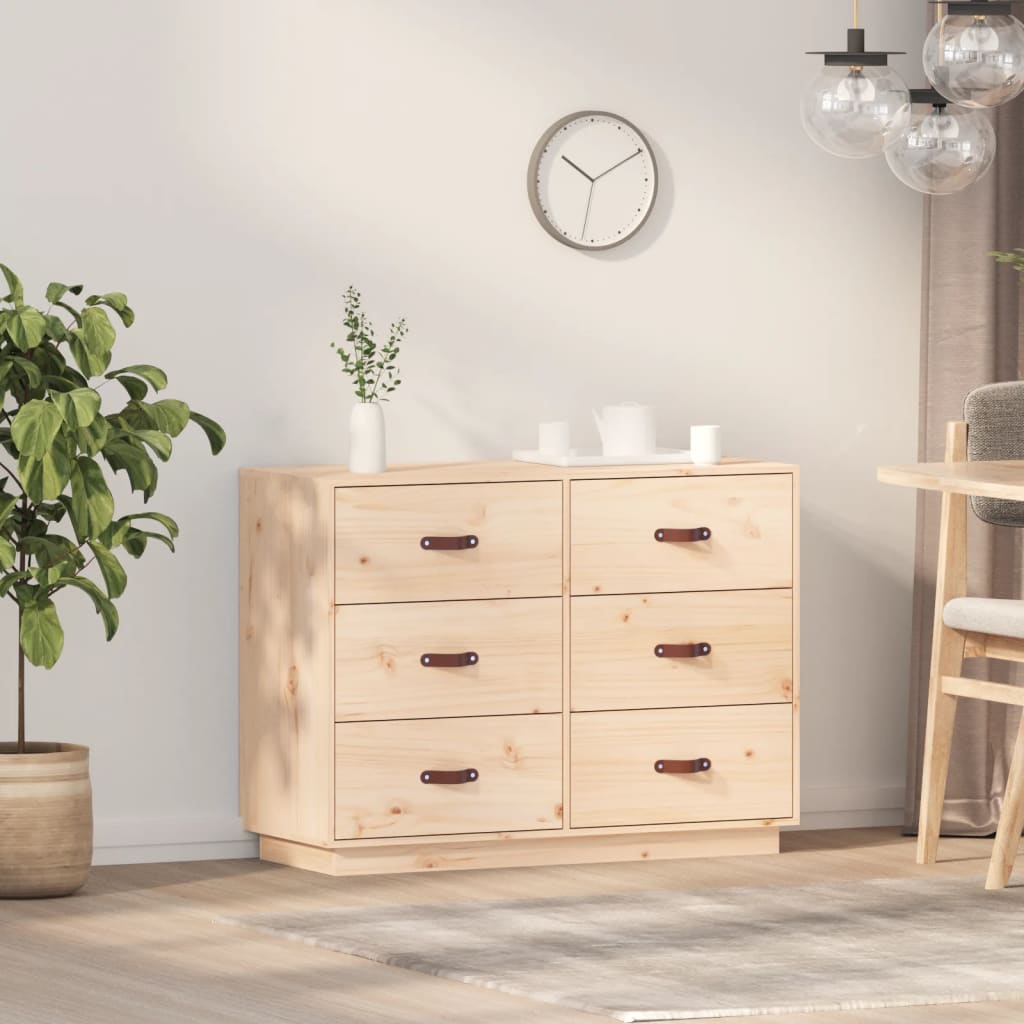 Dulap, , 100X40X75 Cm, Lemn Masiv De Pin