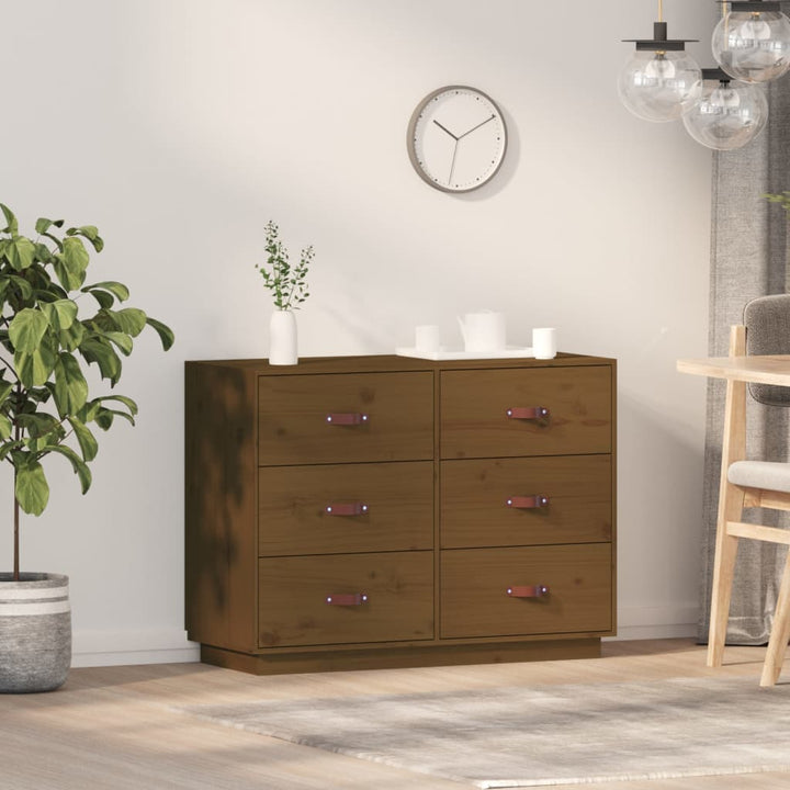 Dulap, , 100X40X75 Cm, Lemn Masiv De Pin