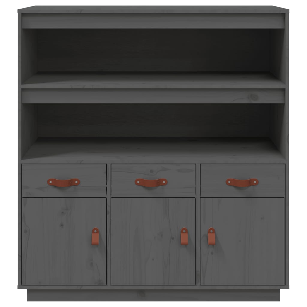 Dulap Înalt, , 100X40X108,5 Cm, Lemn Masiv De Pin