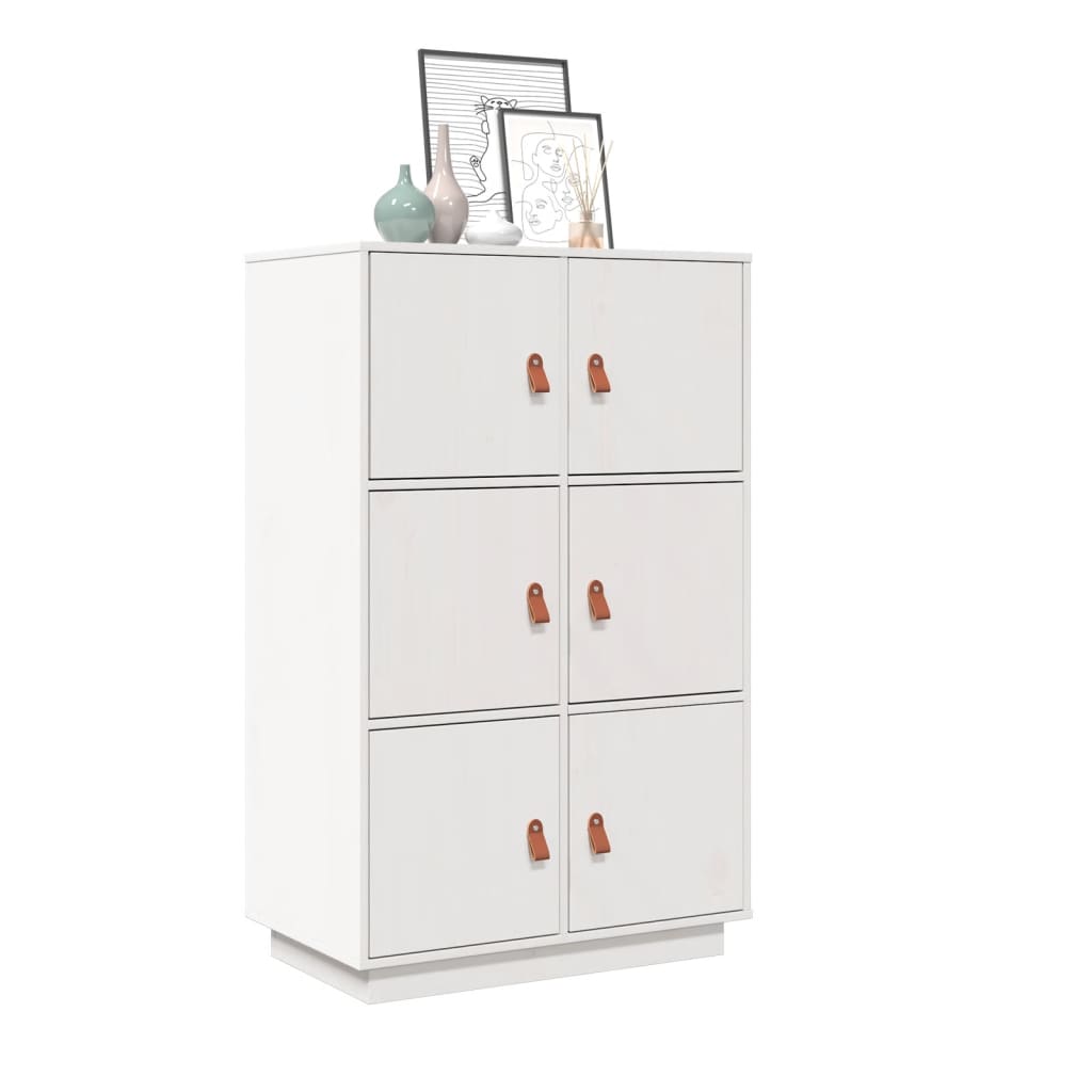 Dulap Înalt, , 67X40X108,5 Cm, Lemn Masiv De Pin