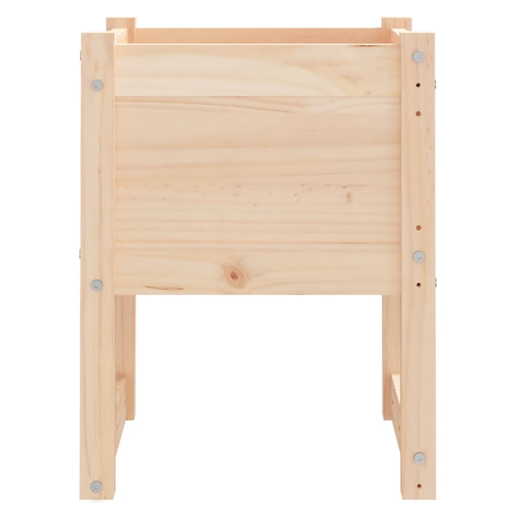Jardiniere, 2 Buc, 40X40X52,5 Cm, Lemn Masiv De Pin Natural