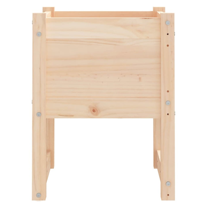Jardiniere, 2 Buc, 40X40X52,5 Cm, Lemn Masiv De Pin Natural
