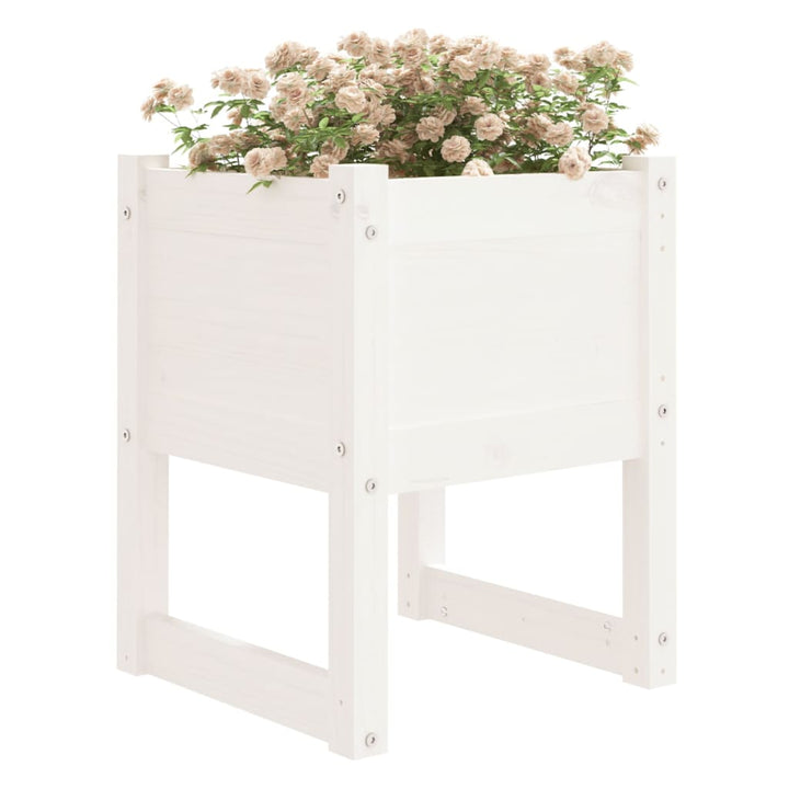 Jardiniere, 2 Buc., , 40X40X52,5 Cm, Lemn Masiv De Pin Alb