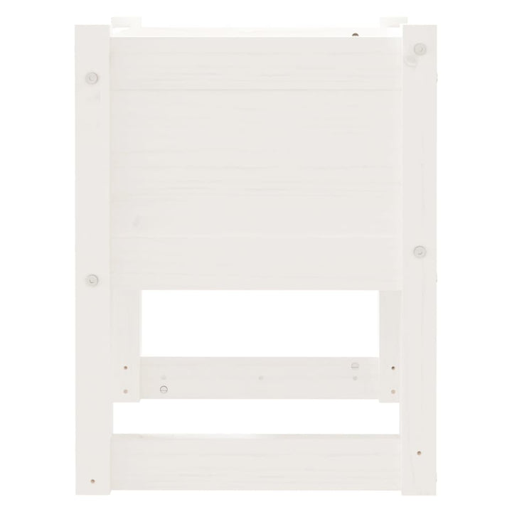 Jardiniere, 2 Buc., , 40X40X52,5 Cm, Lemn Masiv De Pin Alb