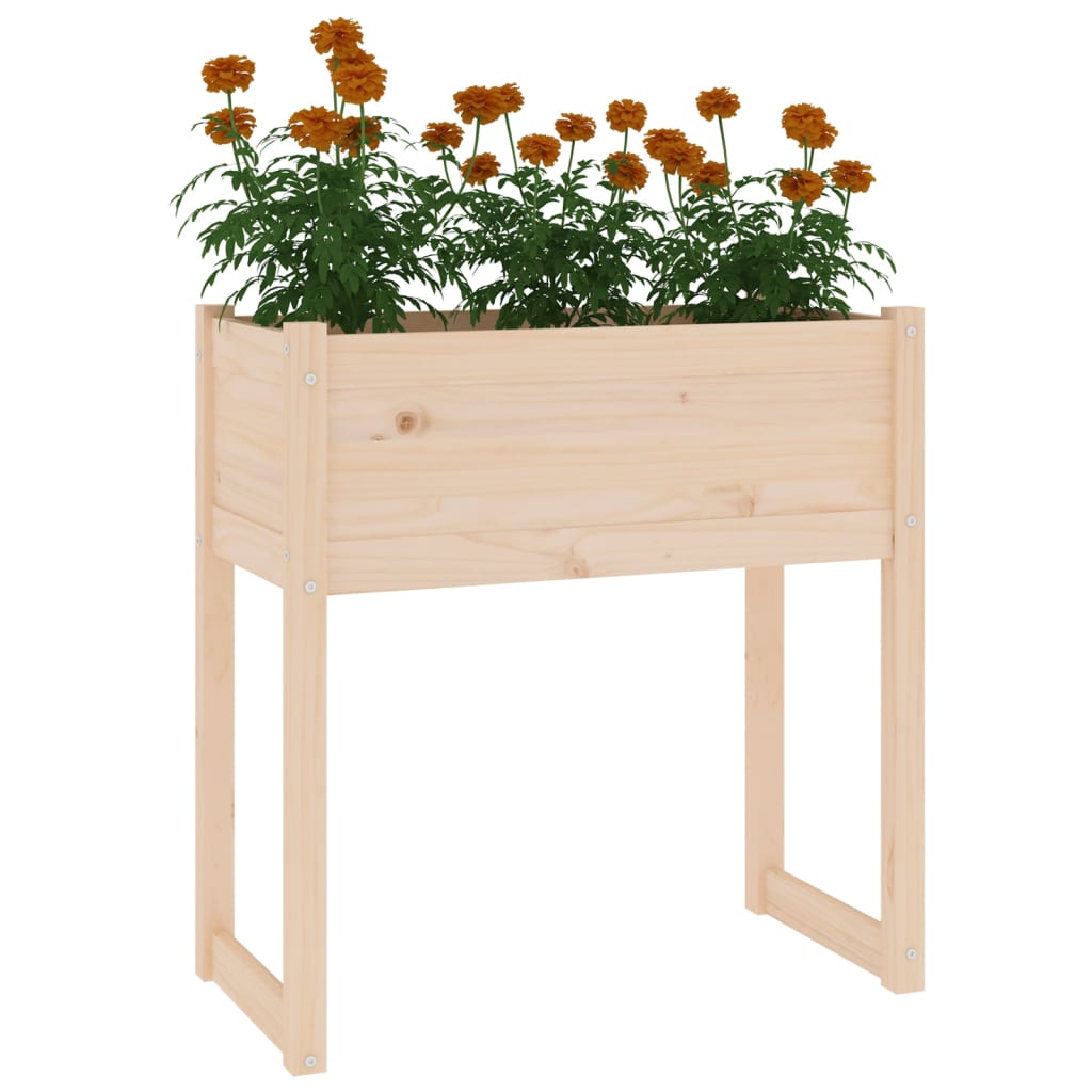 Jardinieră, 78X40X81 Cm, Lemn Masiv De Pin