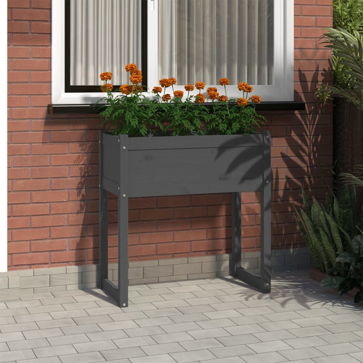 Jardinieră, 78X40X81 Cm, Lemn Masiv De Pin