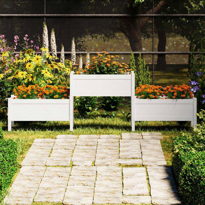 Jardinieră, 178,5X44X75 Cm, Lemn Masiv De Pin