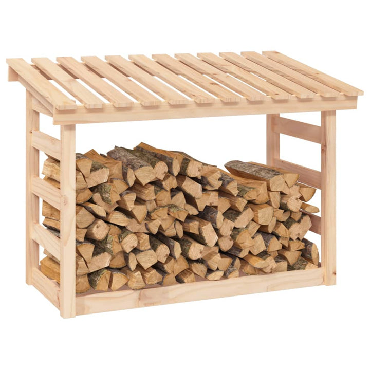 Rastel Pentru Lemne De Foc, 108X64,5X78 Cm, Lemn Masiv Pin