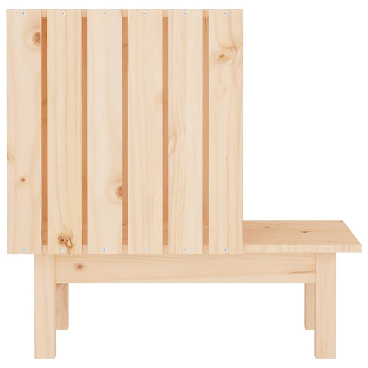 Casă Pentru Pisici, 60X36X60 Cm, Lemn Masiv De Pin