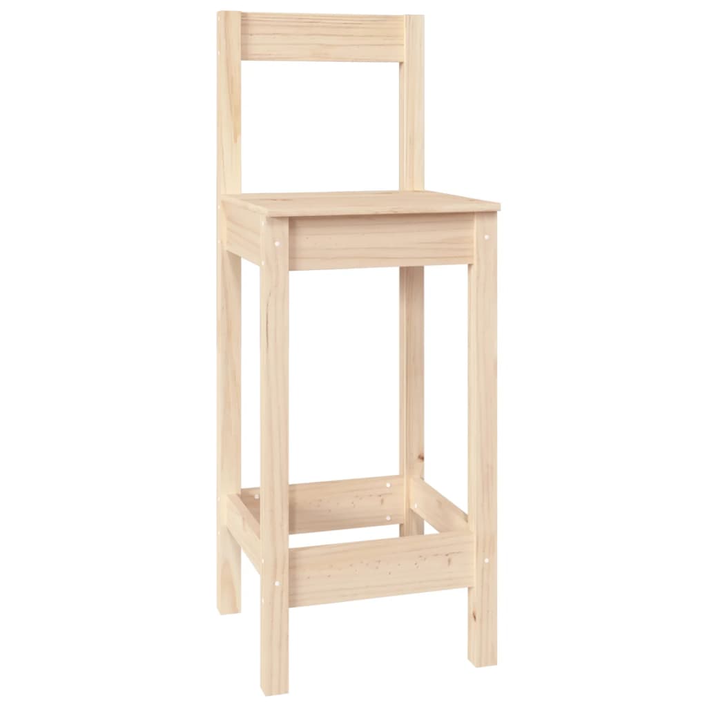 Set Mobilier De Bar, 7 Piese, Lemn Masiv De Pin