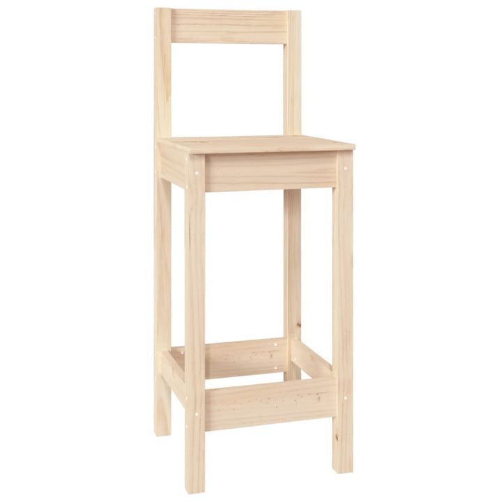 Set Mobilier De Bar, 7 Piese, Lemn Masiv De Pin