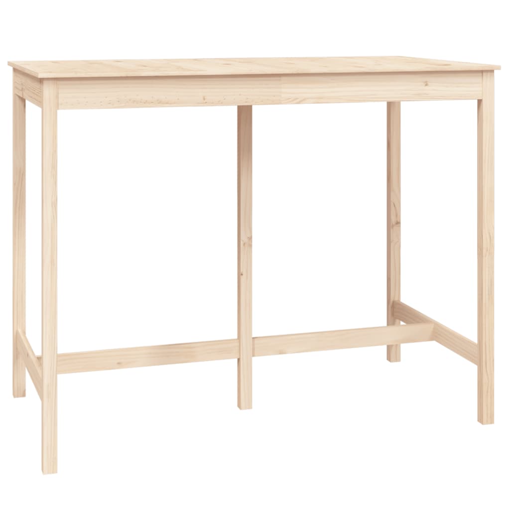 Set Mobilier De Bar, 7 Piese, Lemn Masiv De Pin