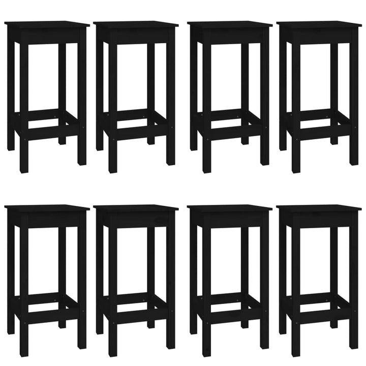 Set Mobilier De Bar, 9 Piese, , Lemn Masiv De Pin