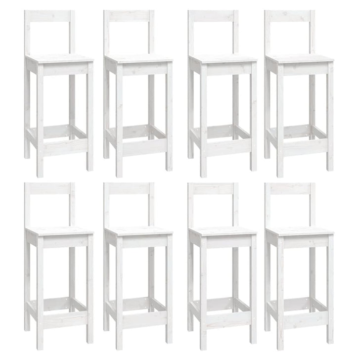 Set Mobilier De Bar, 9 Piese, , Lemn Masiv De Pin