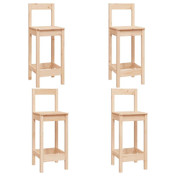 Set Mobilier De Bar, 5 Piese, Lemn Masiv De Pin