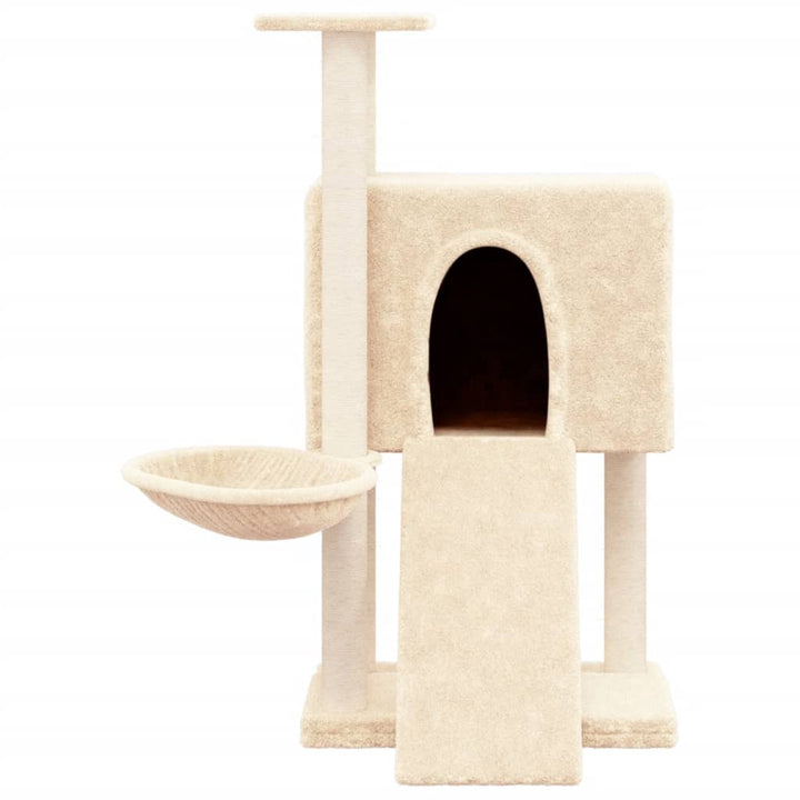 Ansamblu De Pisici Cu Stâlpi Din Funie De Sisal, , 96 Cm
