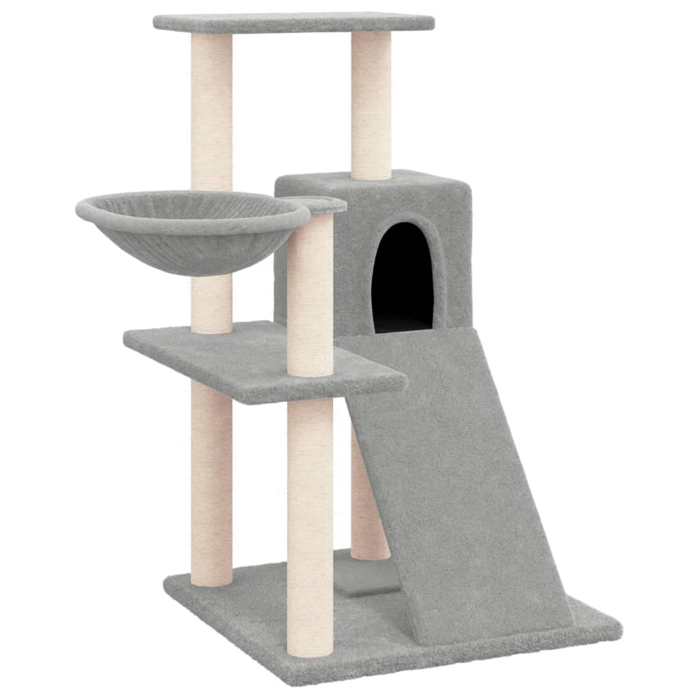 Ansamblu De Pisici, Stâlpi Din Funie Sisal, , 82 Cm