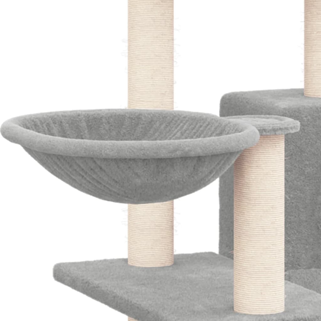 Ansamblu De Pisici, Stâlpi Din Funie Sisal, , 82 Cm