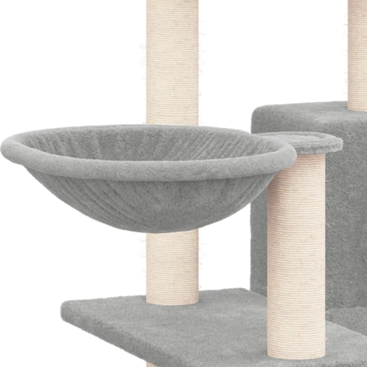 Ansamblu De Pisici, Stâlpi Din Funie Sisal, , 82 Cm