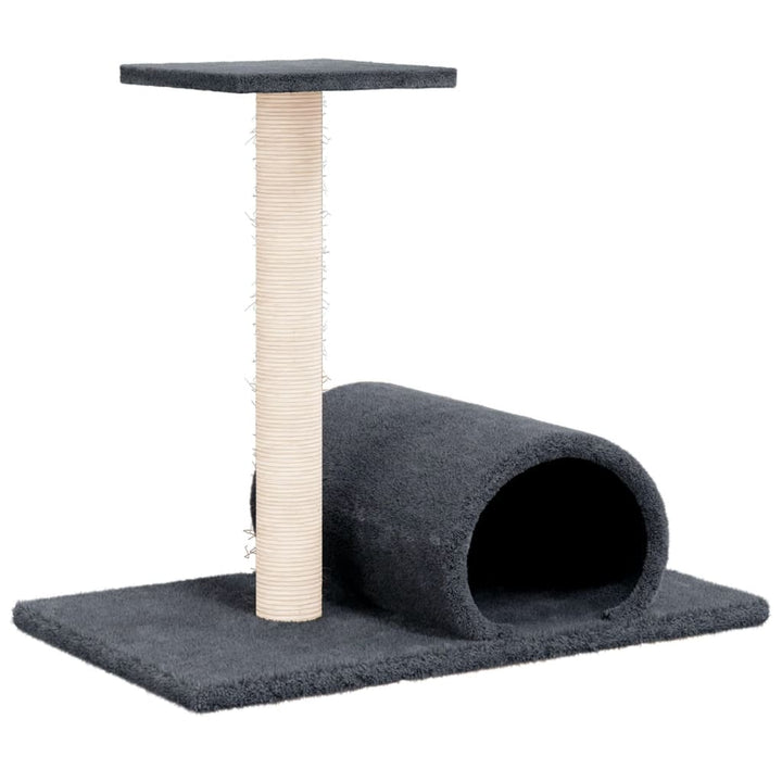 Stâlp Zgâriere De Pisici Cu Tunel, , 60X34,5X50 Cm