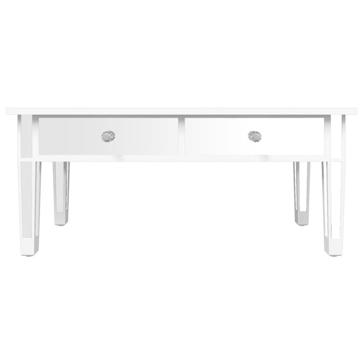 Măsuță De Cafea Cu Oglindă 106X45X45 Cm Lemn Compozit Și Sticlă