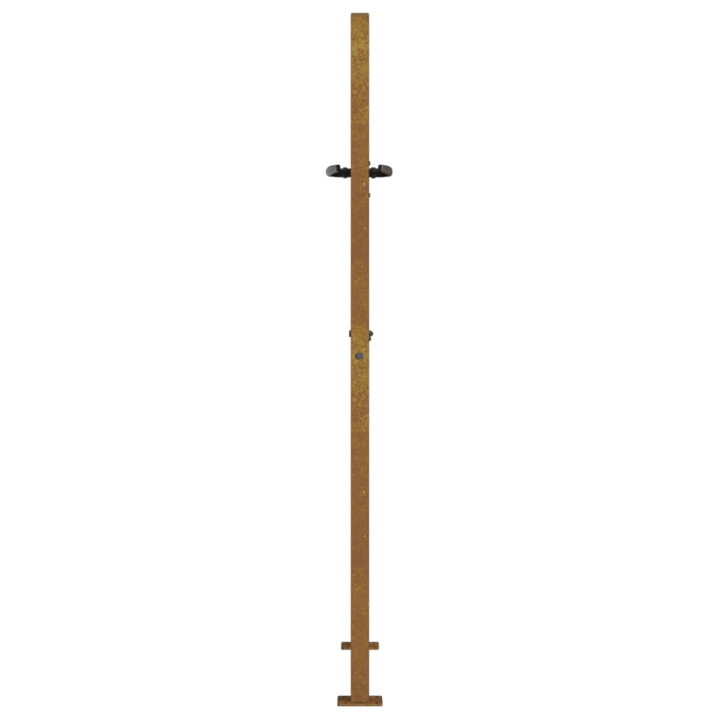 Poartă Pentru Grădină, , Oțel Corten, Model Iarbă