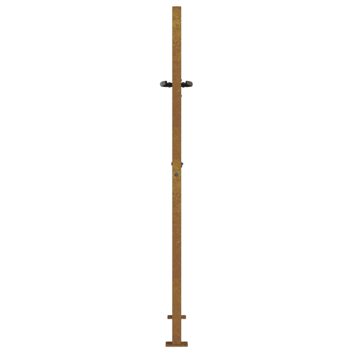 Poartă Pentru Grădină, , Oțel Corten, Model Iarbă